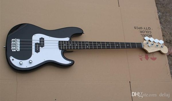 

holesale firehawk factory custom black & nature 4 strings precision bass guitar
