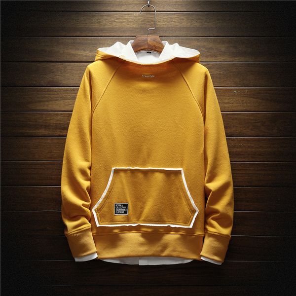 

mens designer hoodie casual sweater men's hoodie sweatcoat head loose autumn men's trend long sleeve, Black