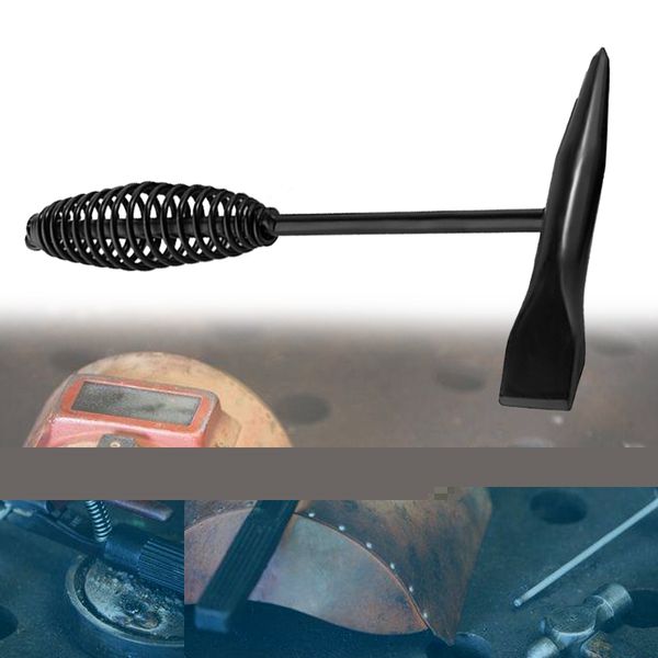 

manual spring handle welding hammer 300 grams electric welder hammer / rust