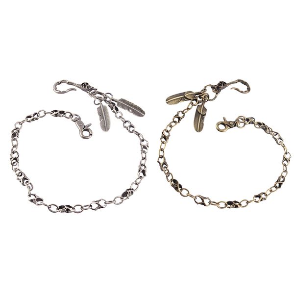 

skull hook men pants trousers chain biker chain strong key jean wallet, Silver