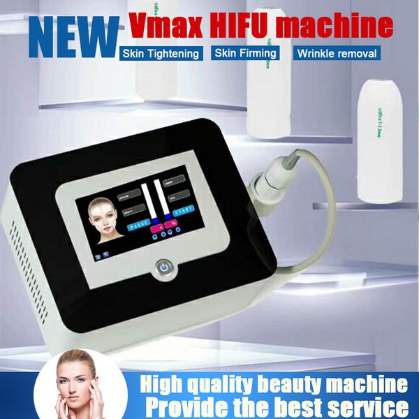 

arrival vmax hifu anti aging wrinkle high intensity focused ultrasound beauty therapy device with 3 cartridges