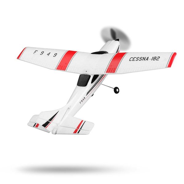 Grosshandel F949 3ch 2 4 Ghz Funksteuerung Rc Flugzeug Fixed Wing Rtf Cessna 182 Flugzeug Outdoor Flugzeug Spielzeug Fur Kinder 14 Wltoys F949 Von