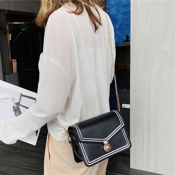

women handbags shoulder small square bag wild chain messenger bag fashion simple schoudertas dames #s