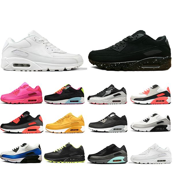 

fashion 90 running shoes for men women triple black white red oreo jogging outdoor 90s mens trainers designer sports sneakers us 5-11