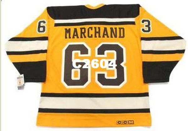 

mens #63 брэд маршан бостон брюинз 2010 ccm старинные "зима классический" хоккей джерси или обычай любое имя или номер ретро джерси, Black;red