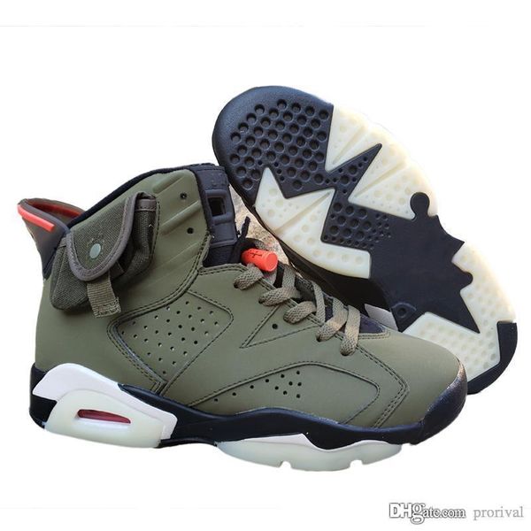 

est boys basketball shoes olive green 6 6s vi womens cny men carmine gatorade jack oregon black cat designer trainers sneakers us 7-13
