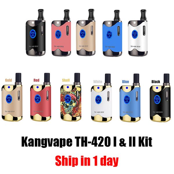 

100% первоначально Kangvape TH-420 II 2 Mod Box Наборы Vape Картриджи Vape Pen Starter Kits 650mAh Variable сигареты Kit Напряжение батареи E