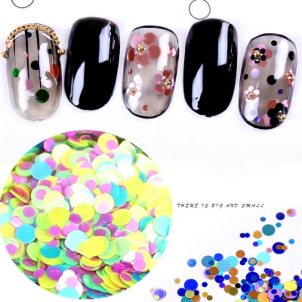 

2019 hot diy nail art круговые блестки ногтей горный хрусталь небольшие нерегулярные бусины маникюр 3d искусство украшения колеса аксессуары, Silver;gold