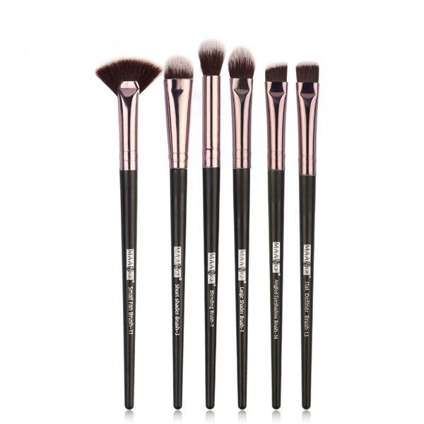 

6pc profe ional makeup bru he et eye hadow eyebrow bru h fan bru he concealer highlighter make up bru h makeup tool