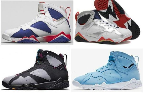 

7 7s bordeaux hare olympic tinker alternate men basketball shoes 7s sweater unc french blue gmp raptor sneaker
