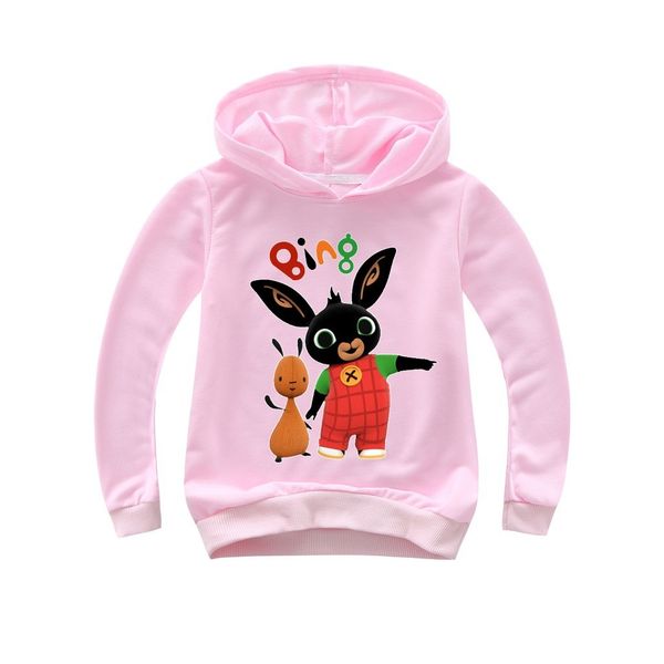 

новые дети tshirt bing банни майка с длинным рукавом толстовка одежда майка дети мальчики девочки топ tee shirt enfant coat t200225, White;black