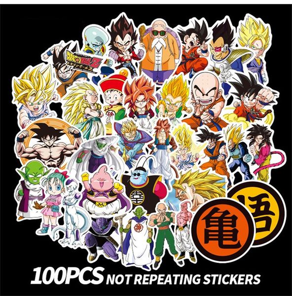 New Dragon Ball Z Graffiti Sticker Personality Luggage Diy