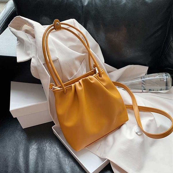 

women's shoulder bag 2020 ladies leather purses and handbags crossbody fashion tote bucket trend small female