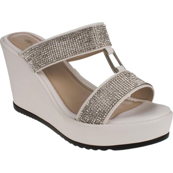 

muya 97046 high heel platinum women 's slippers muya, Black