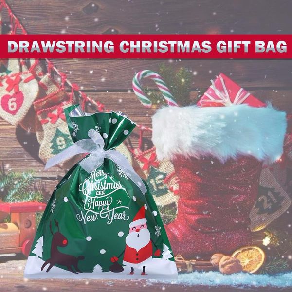 

10/15pcs christmas gift bags santa claus xmas tree packing bags candy biscuit gift bags xmas decoration navidad 2019 decor
