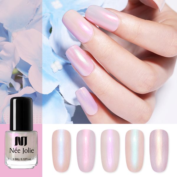 

nee jolie nail polish shell glimmer pearlescent purple shiny colorful nail art polish varnish nails art design 3.5ml 7.5ml