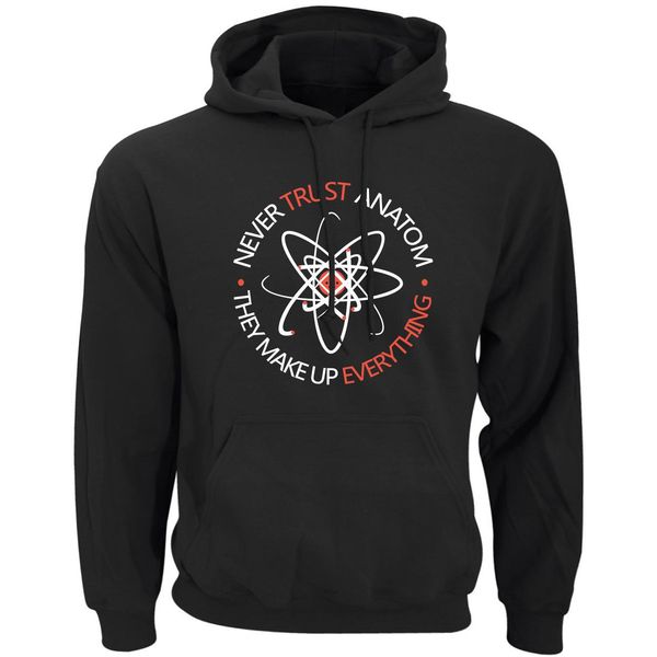 

19ss mens fashion designer hoodies spring new never trust anatom letters hooded sweatshirts, Black