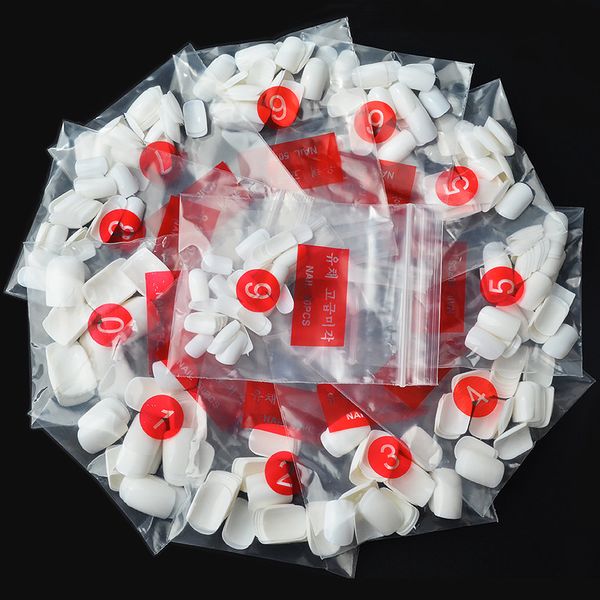 

горячий гвоздь наклейки для ногтей квадратная окрашенная круглая головка ногтей поддельные ногти натуральный прозрачный цвет, Red;gold