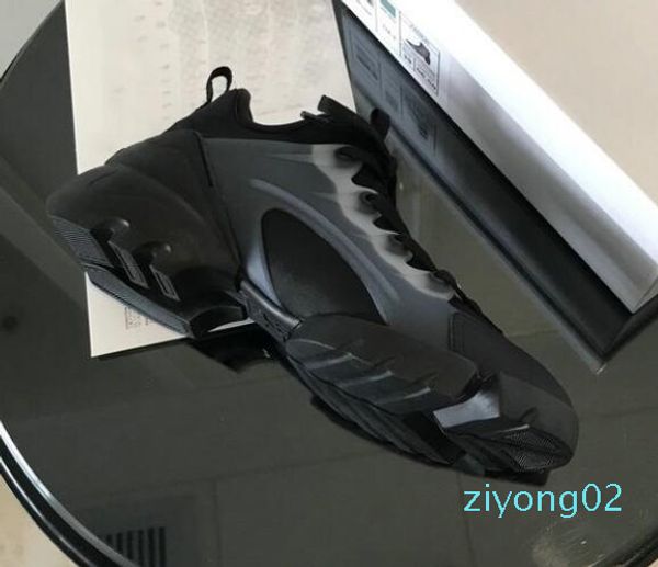 

spring summer designer casual shoes fashion flowers sports woman running printing lace thick bottom luxury bowling shoe large size 42 z02, Black