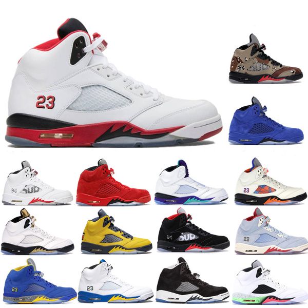 

2020 michigan fab 5 inspire satin bred fresh wings 5s psg black men basketball shoes paris laney og white grape mens sports sneakers