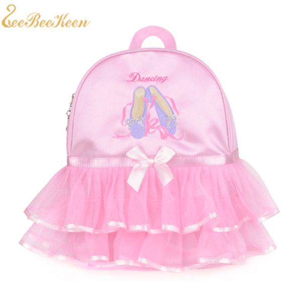 

ballet sport ballerina bags backpacks handbag for dancing children canvas bag girls ballet dancer bags kids pink backpacks, Black;red