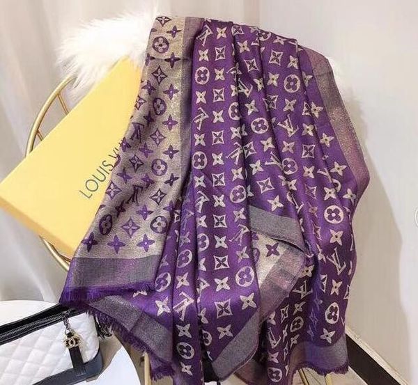 

new famous style silk scarves of woman elegant color neck print soft fashion shawl women silk scarf, Blue;gray
