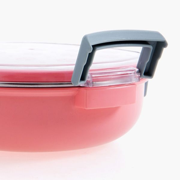 

food container portable lunch box school picnic food fruit 3 grids container storage box healthy plastic dinnerware sets