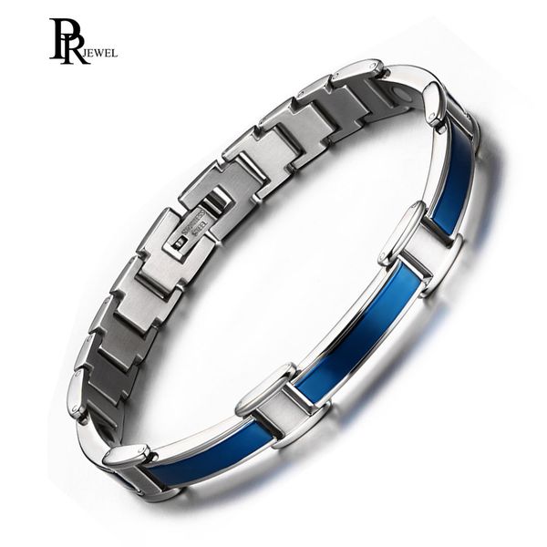 

elegant 4 in 1 therapy bracelet magnetice 3000 gauss pain relief health care male jewelry dropshipping, Golden;silver