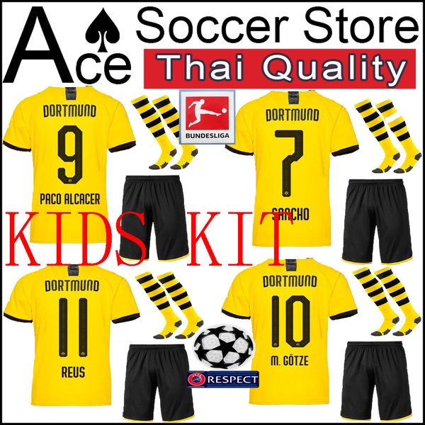 

New bvb boru ia dortmund kid kit jer ey 19 20 home hazard 11 reu 7 ancho 10 m gotze paco alcacer puli ic boy et hirt 2019 2020 brandt