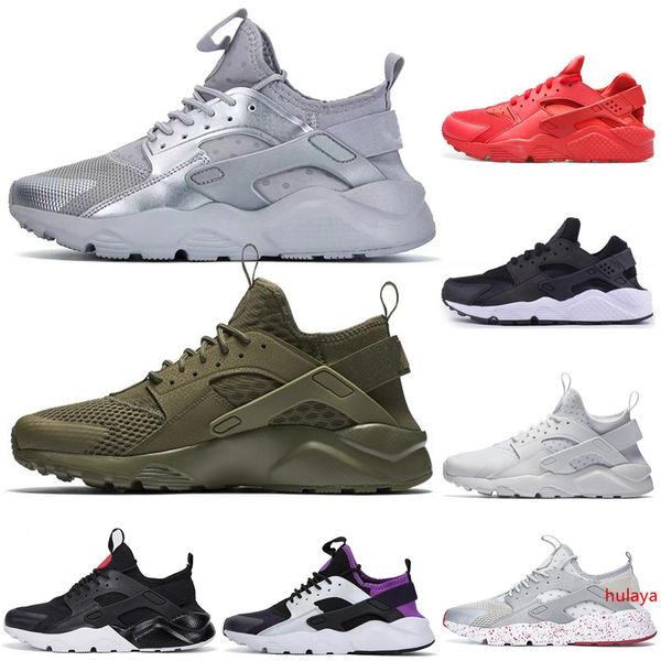 

durable huarache 4.0 ultra running shoes for men women triple black white red grey oreo sneakers trainer designer shoes