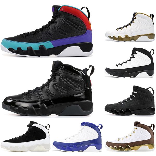 

with socks luxury classic 9 basketball shoes 9s bred cool grey black white anthracite blue space jam unc yellow pe sports shoes men