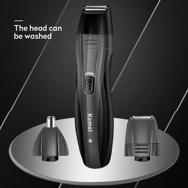 

kemei 3 in 1 rechargeable nose affordable hair clippers trimmer hair clipper professional barber shaving machine km-6635 qxcco