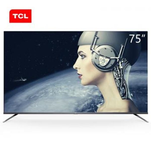 

tcl 75 inch flat tv full scene ai artificial intelligence four-dimensional scene 4k + full ecological hd tv