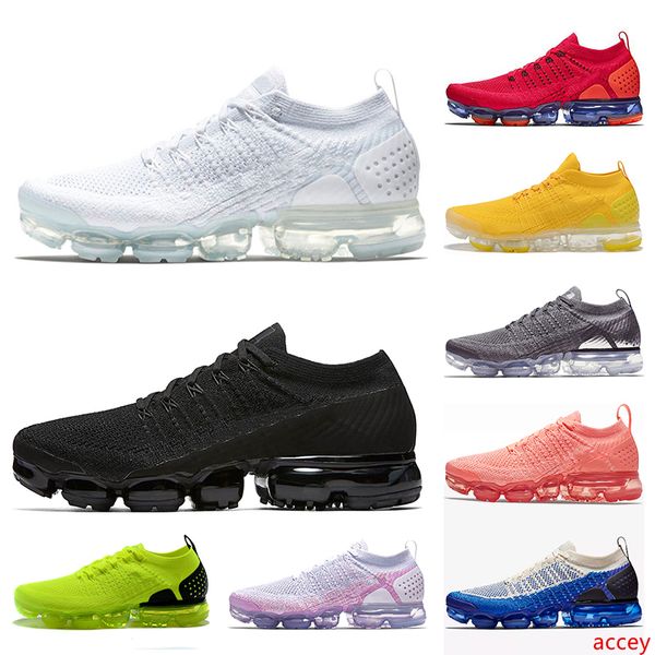 

women mens fk 2.0 tn plus running shoes knit multi-color zebra team red orbit volt racer blue pink trainers sports designer sneakers