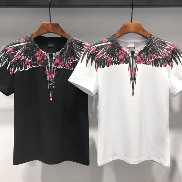 

19SS Wholesale Of New Fashion Printed Designer T Shirts MARCELO BURLON Fashion T Shirt Black White Short Sleeve