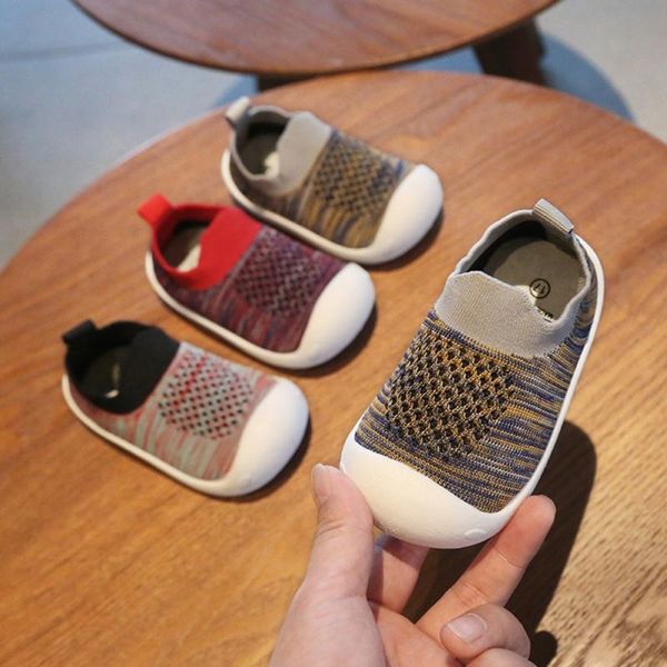 

kids shoes toddler infant baby girls boys autumn striped mesh shoes comfortable sport run sneakers children'scasual 2020, Black;red