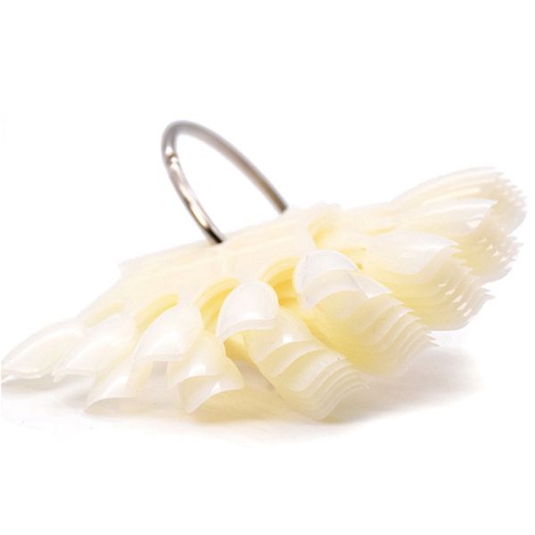 

monja 10pcs nail art crown shaped polish gel color practice display showing card sticks