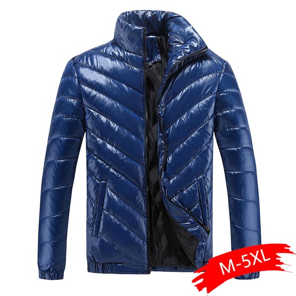 

new men parkas spring autumn men fashion coat casual outwear cool design warm caot bomber down plus size m~5xl, Black