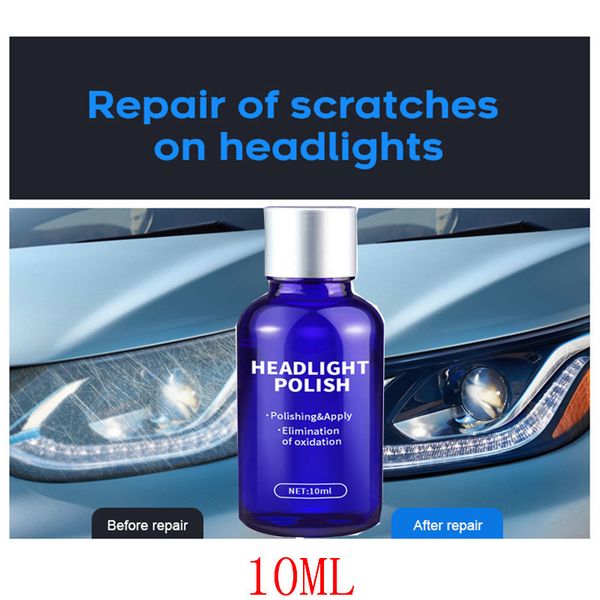 

10ml car headlight polishing agent oxidation liquid ceramic coat hydrophobic glass coating repairing agent car accessories tslm1