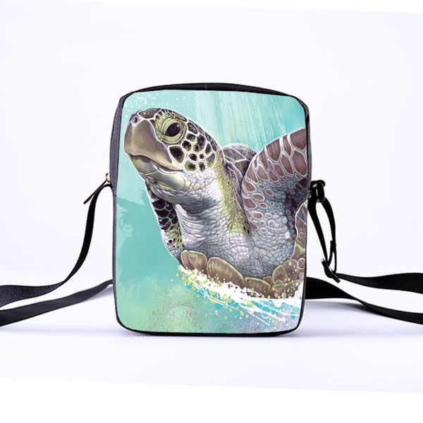 

crowdale women messenger bags 23x17x5cm 3d-denim animal shoulder bag handbags sea turtles messenger bag children crossbody