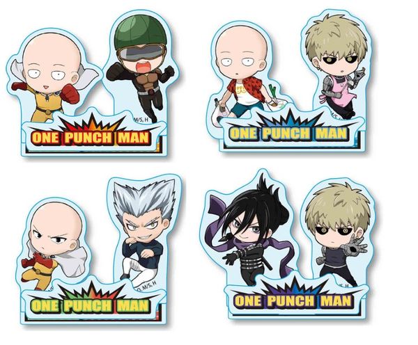 

2019 нового прибытие one punch-man японского аниме рисунок акрил подставка, Silver