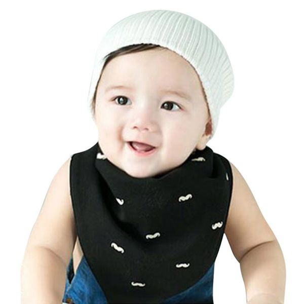 

baby girls and boys bibs triangle double baby bibs layers cotton cartoon animal print dribble bibs 3m-5y p1