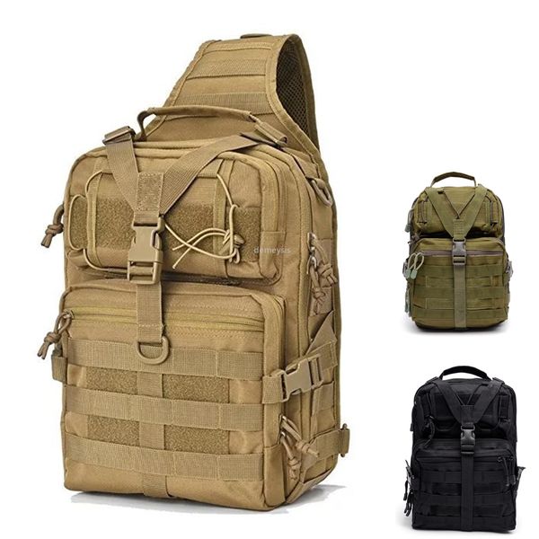 

multifuntional tactical backpack outdoor climbing bags singer shoulder rucksacks for camping hiking traveling bag