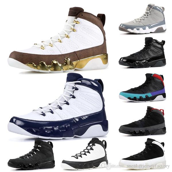 

selling 9 9s mens basketball shoes jumpman racer blue dream do it unc space jam oregon ducks statue retro 9 sports sneakers, White;red