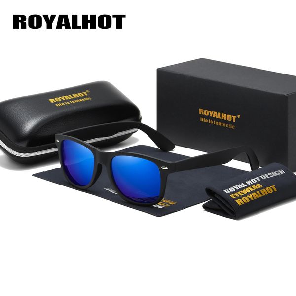 

royalmen women polarized retro square frame sunglasses driving sun glasses shades oculos masculino male p10048 ovdty