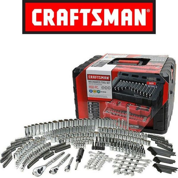 

Craft man 450 piece mechanic 039 tool et with 3 drawer ca e box 311 254 230