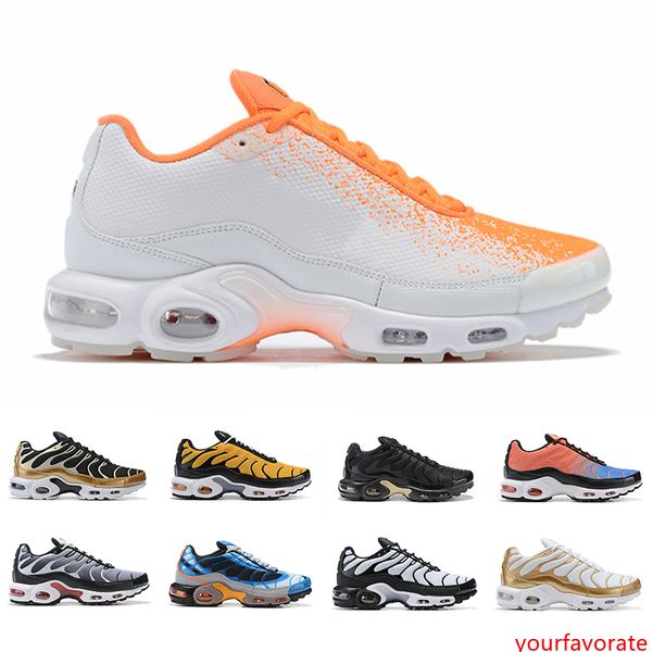 

gold tn plus men running shoes green triple black yellow outdoor training sports mens outdoor trainers zapatos sneakers 40-46