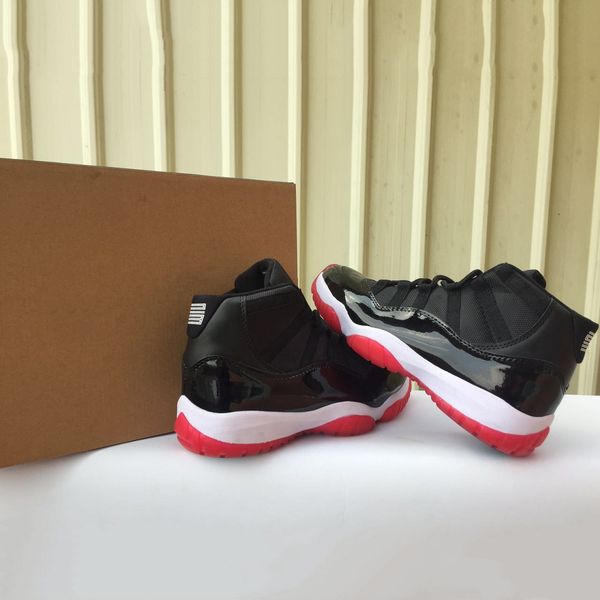 With Original Box 378037 061 Air Jordan 11 Bred 11s Mens