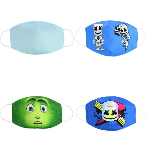 

cloth face mask scuba mask for kids mask cotton face mouth cartoon youth children masks for kid machira rousky lwpxb, Blue