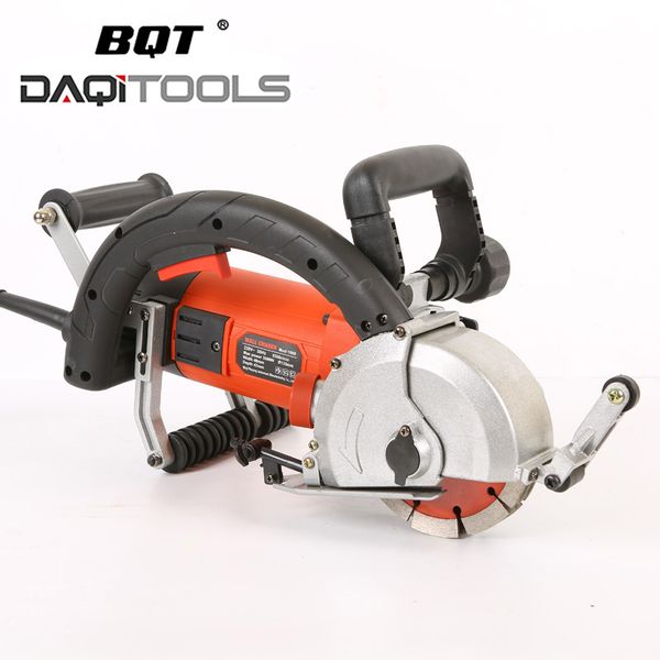 

bqt 220v portable electric concrete brick wall chaser machine wall groove saw cutting machine notching 133mm blade
